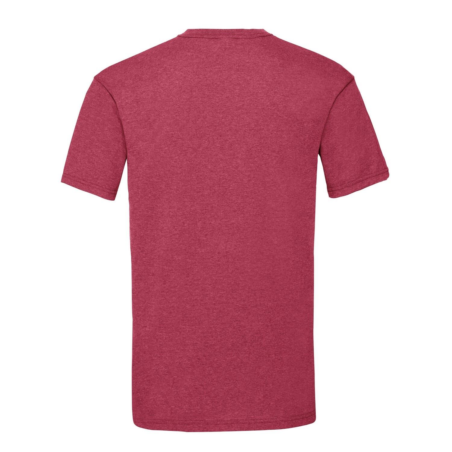 Tshirt VALUEWEIGHT Adulte (Rouge Chiné Rétro) 2/3