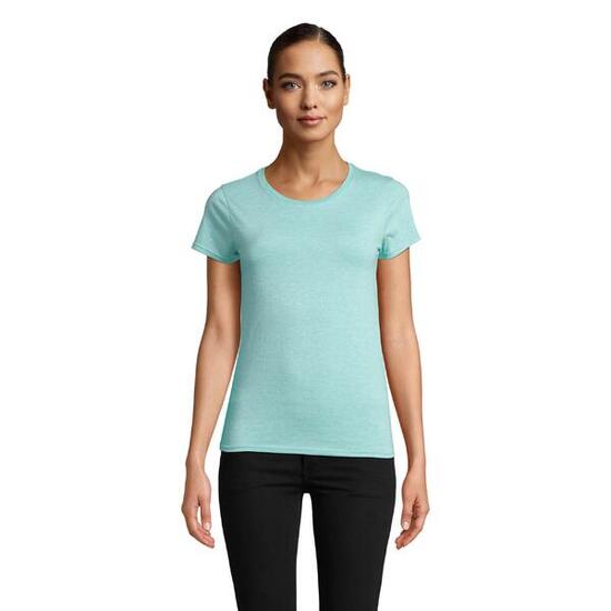 Tshirt CRUSADER Femme (Vert Clair Chiné)