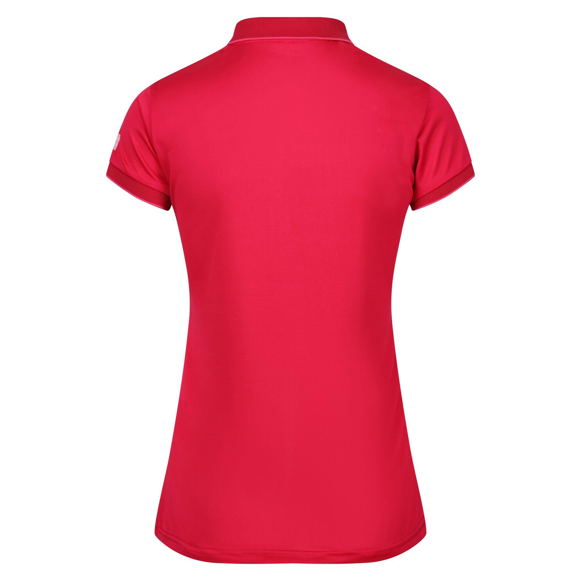 Polo Manches Courtes REMEX Femme (Rose Fluo Uni) 2/4