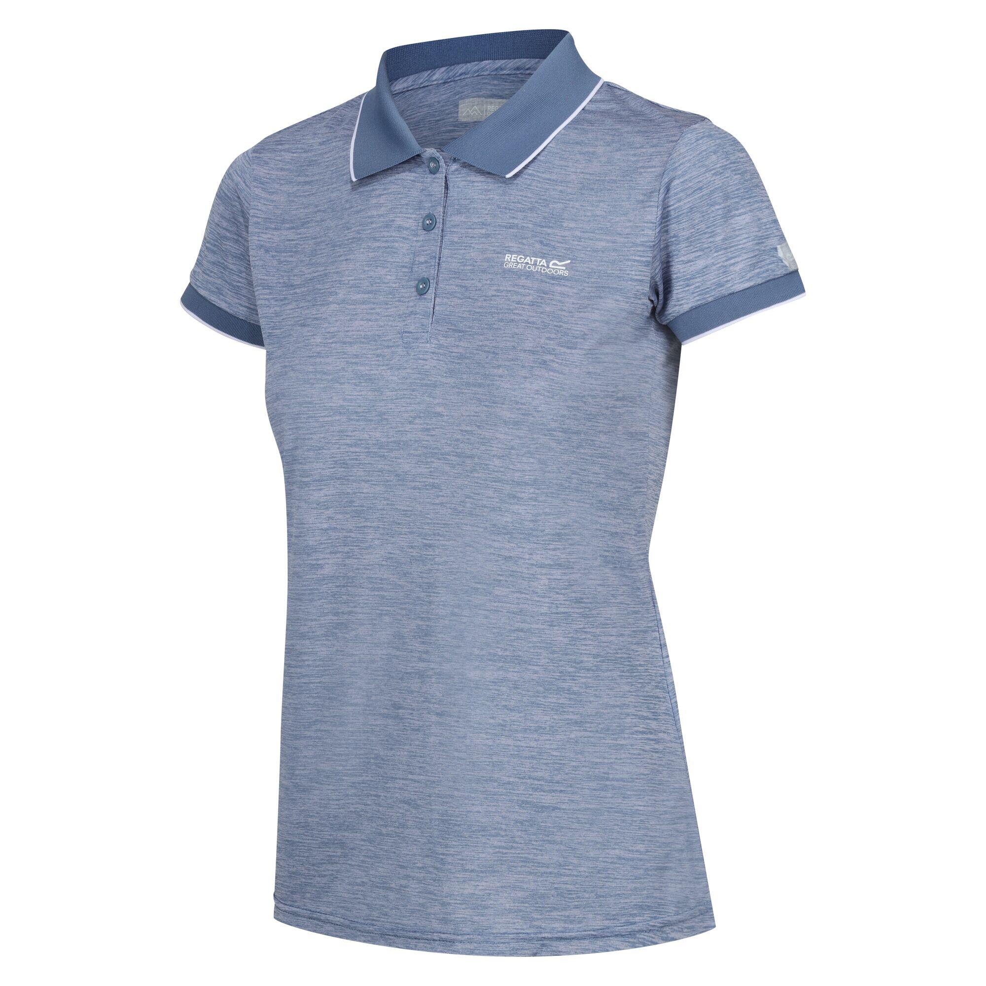 Polo Manches Courtes REMEX Femme (Bleu De Gris) 3/4
