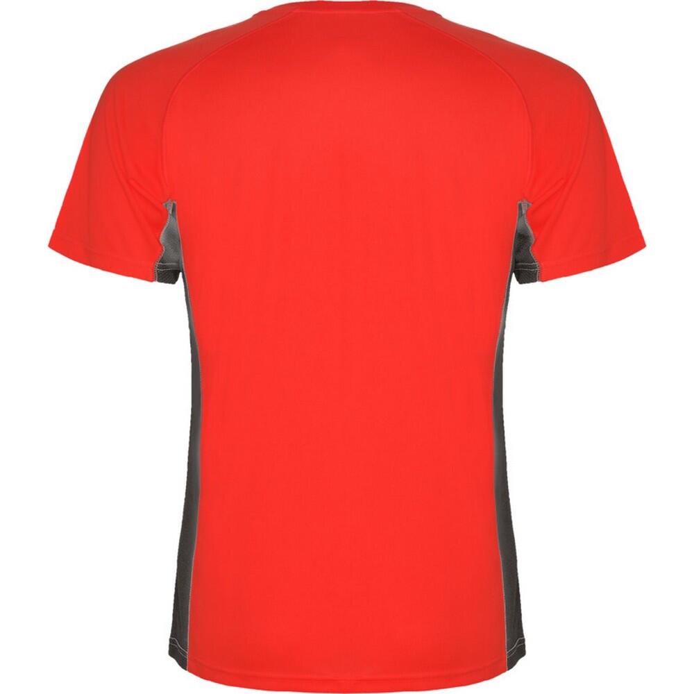 Tshirt SHANGHAI Homme (Rouge / Anthracite) 2/4