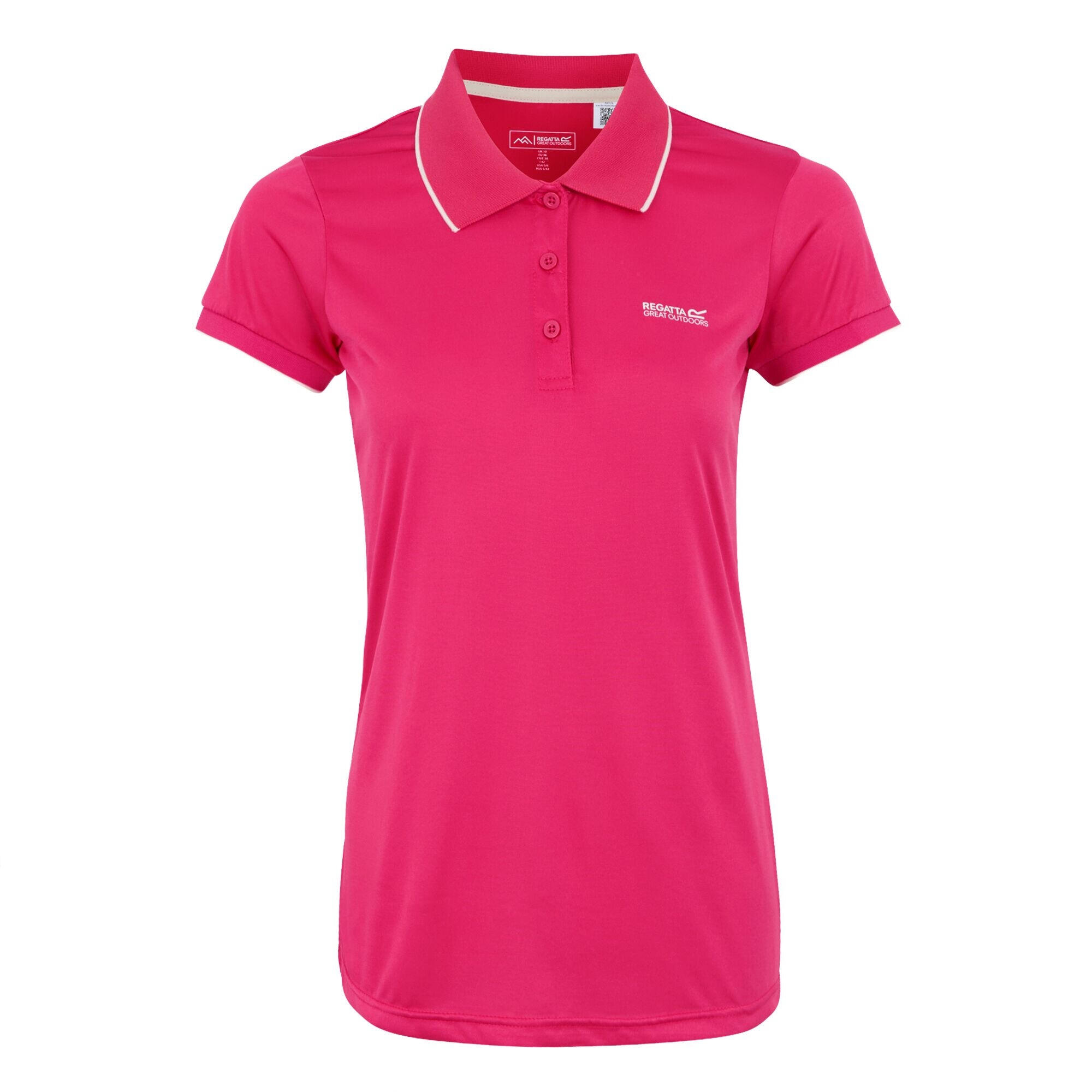 Regatta - Polo Manches Courtes Remex Femme (pop Uni) - T-shirt Manches Courtes - Rouge - Decathlon