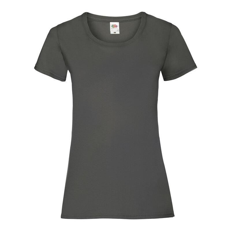 Tshirt VALUEWEIGHT Femme (Graphite Clair Uni)