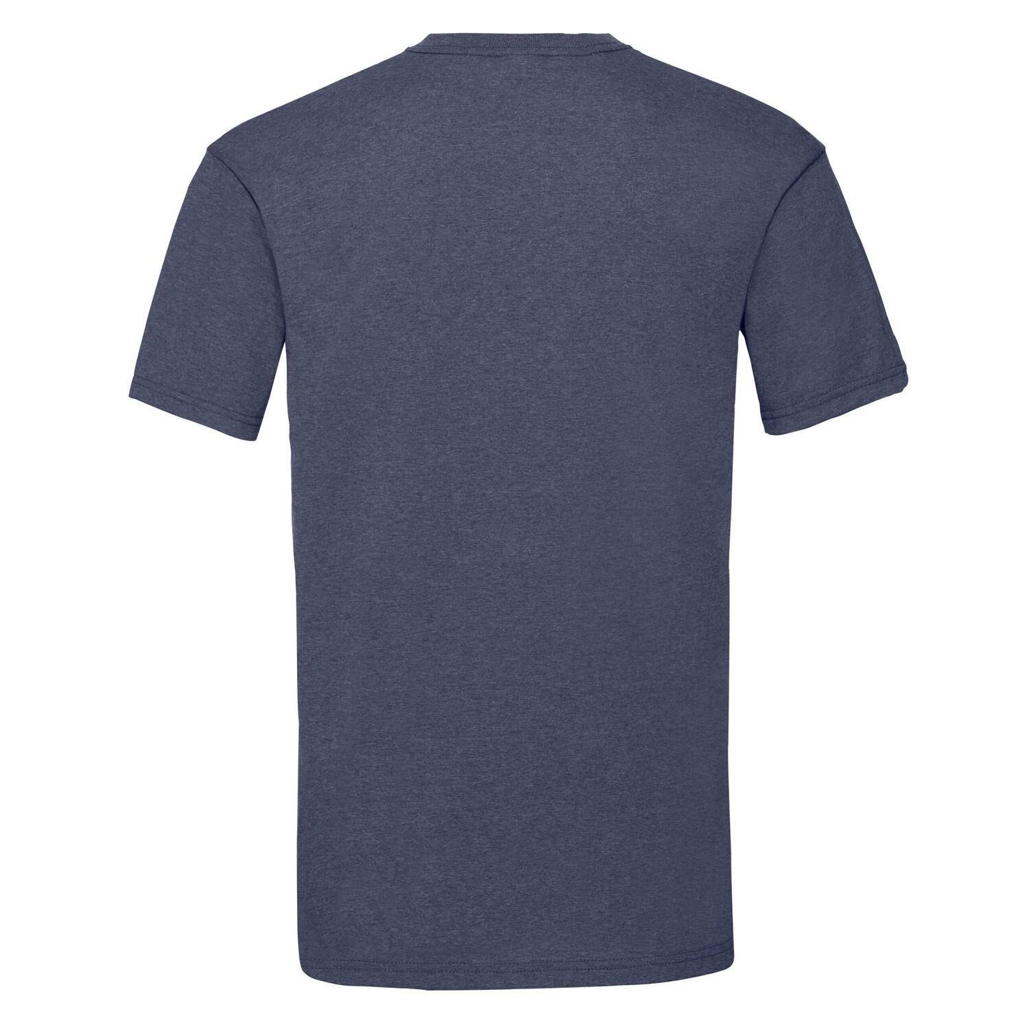 Camiseta Valueweight para Adultos Unisex Azul Marino Vintage Jaspeado 2/3