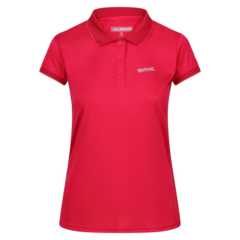 Womens/Ladies Remex II Polo Neck TShirt (Pink Potion Solid)