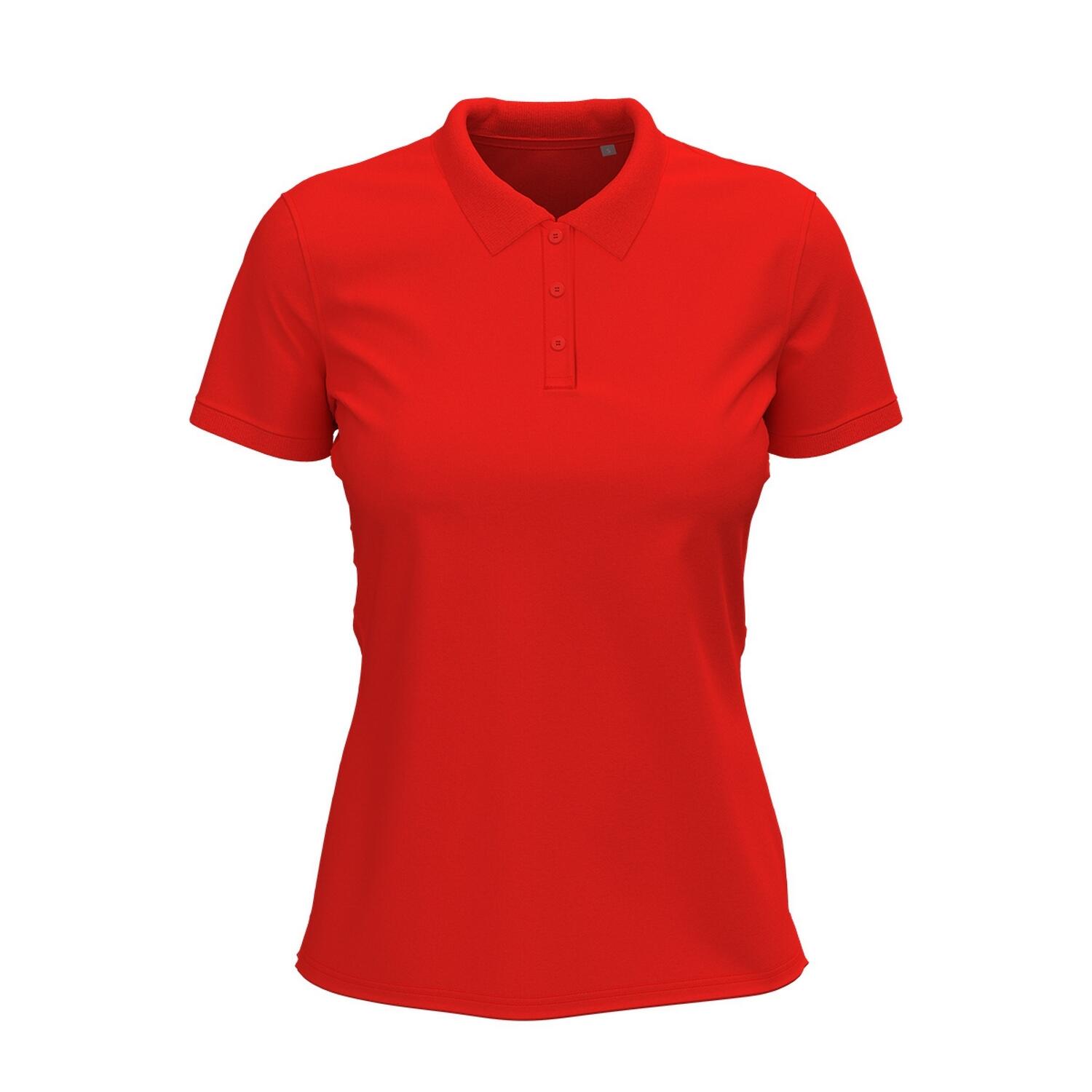 Stedman - Polo Claire Femme (rouge Écarlate) - T-shirt Manches Courtes - Rouge - 42 M/l - Decathlon