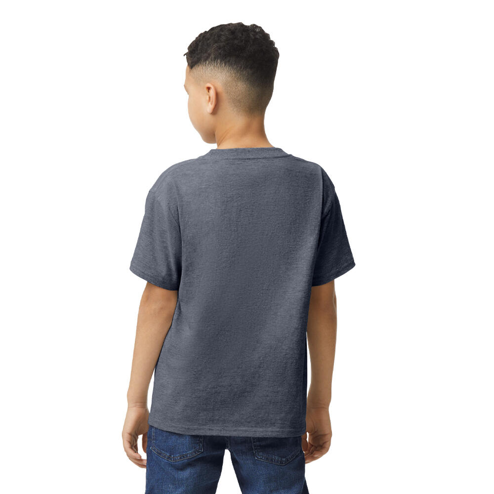Tshirt SOFTSTYLE Enfant (Gris Foncé Chiné) 2/2