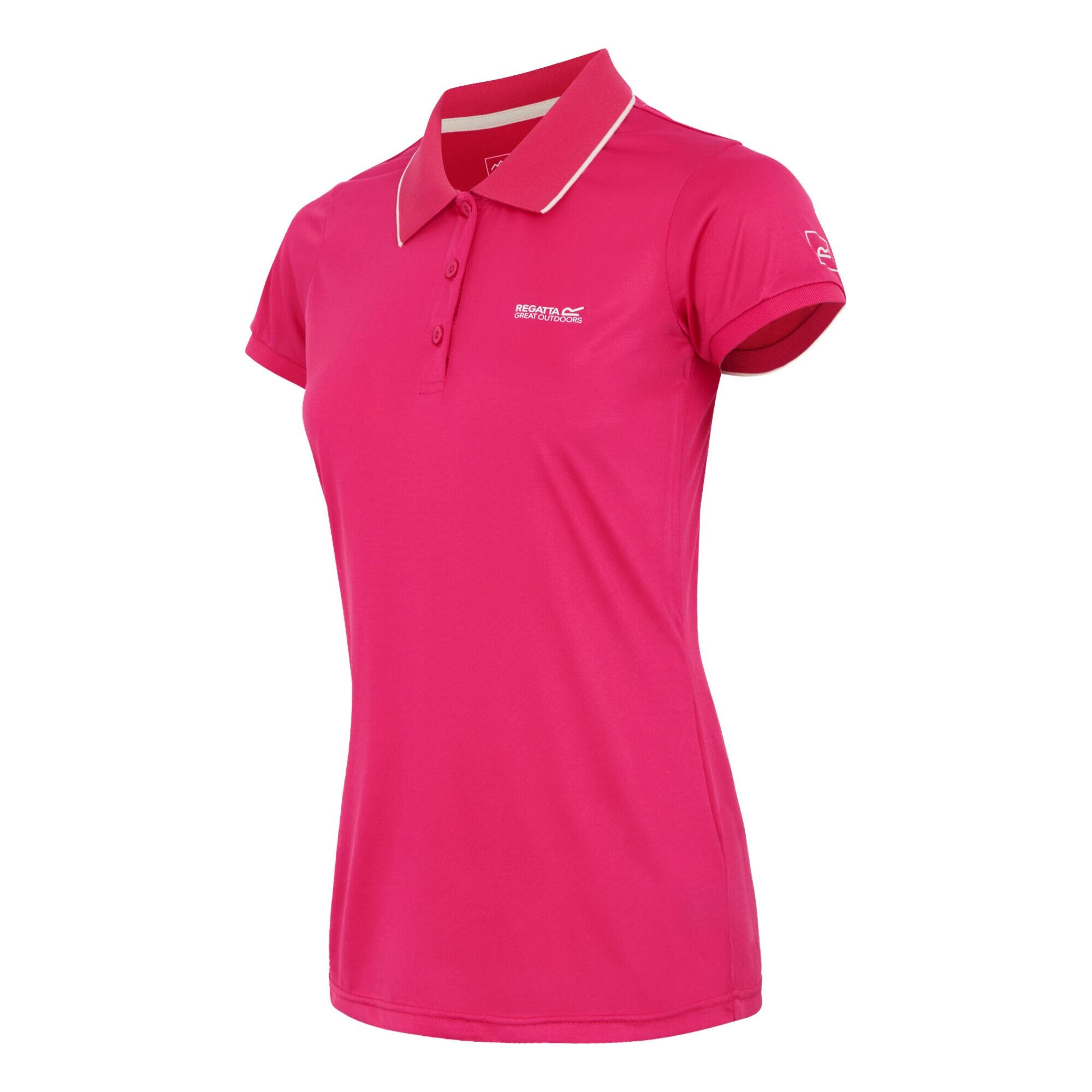 Maglietta Con Colletto Polo Donna Regatta Remex II Pop Tinta Unita 3/4