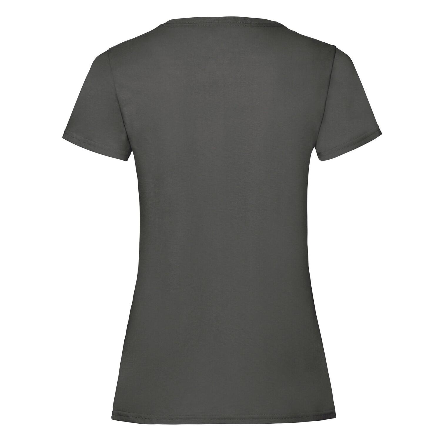 Tshirt VALUEWEIGHT Femme (Graphite Clair Uni) 2/3