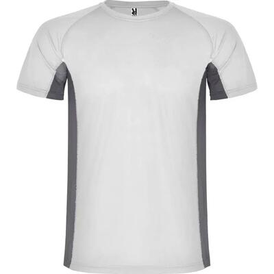 Heren shanghai sport tshirt met korte mouwen (zwart/donker lood)