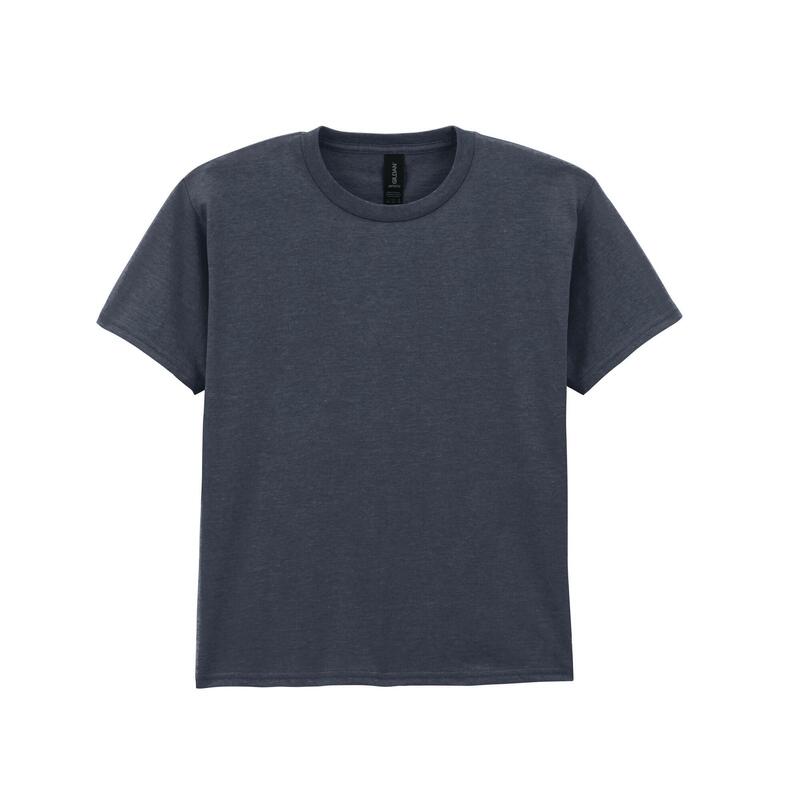 Camiseta Softstyle para Niños/Niñas Jaspeado Oscuro