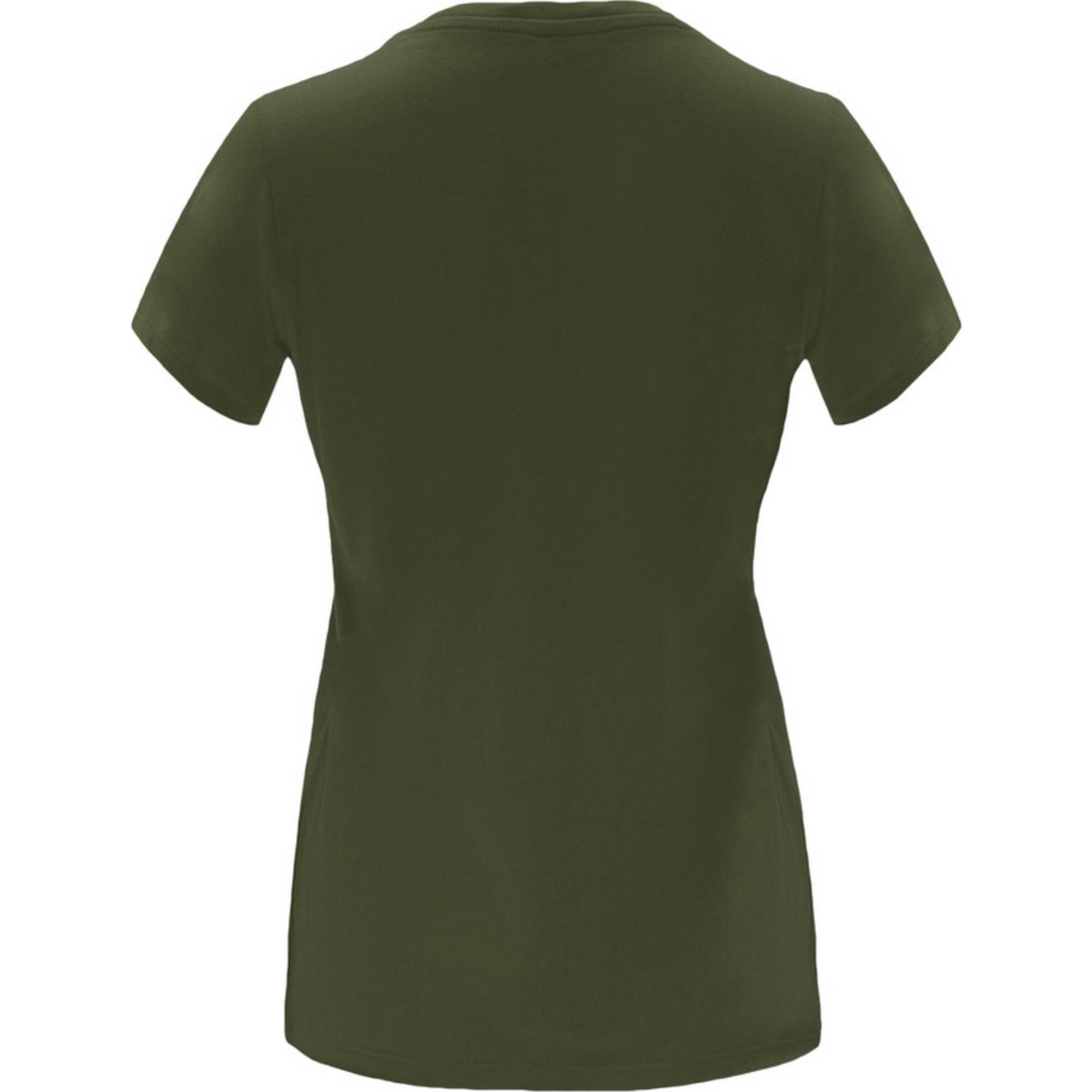 Dames Capri Tshirt met korte mouwen (Venture Groen) 2/3