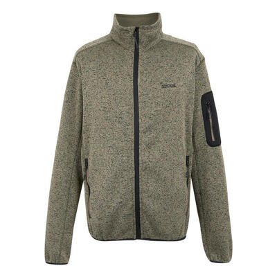 Heren newhill marl full zip fleecejack (gouden zand)