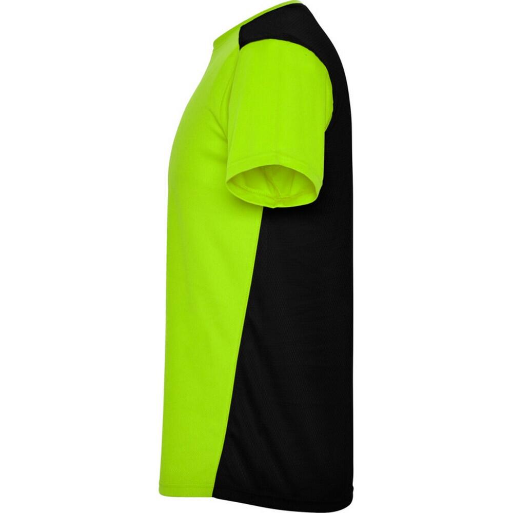 Tshirt DETROIT Adulte (Fuchsia / Noir Uni) 4/6