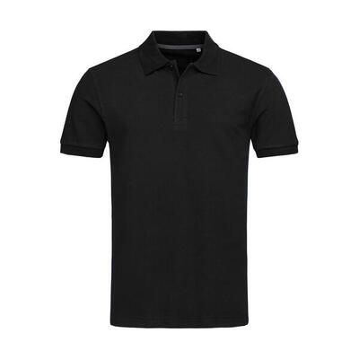 Heren henry poloshirt (wit)