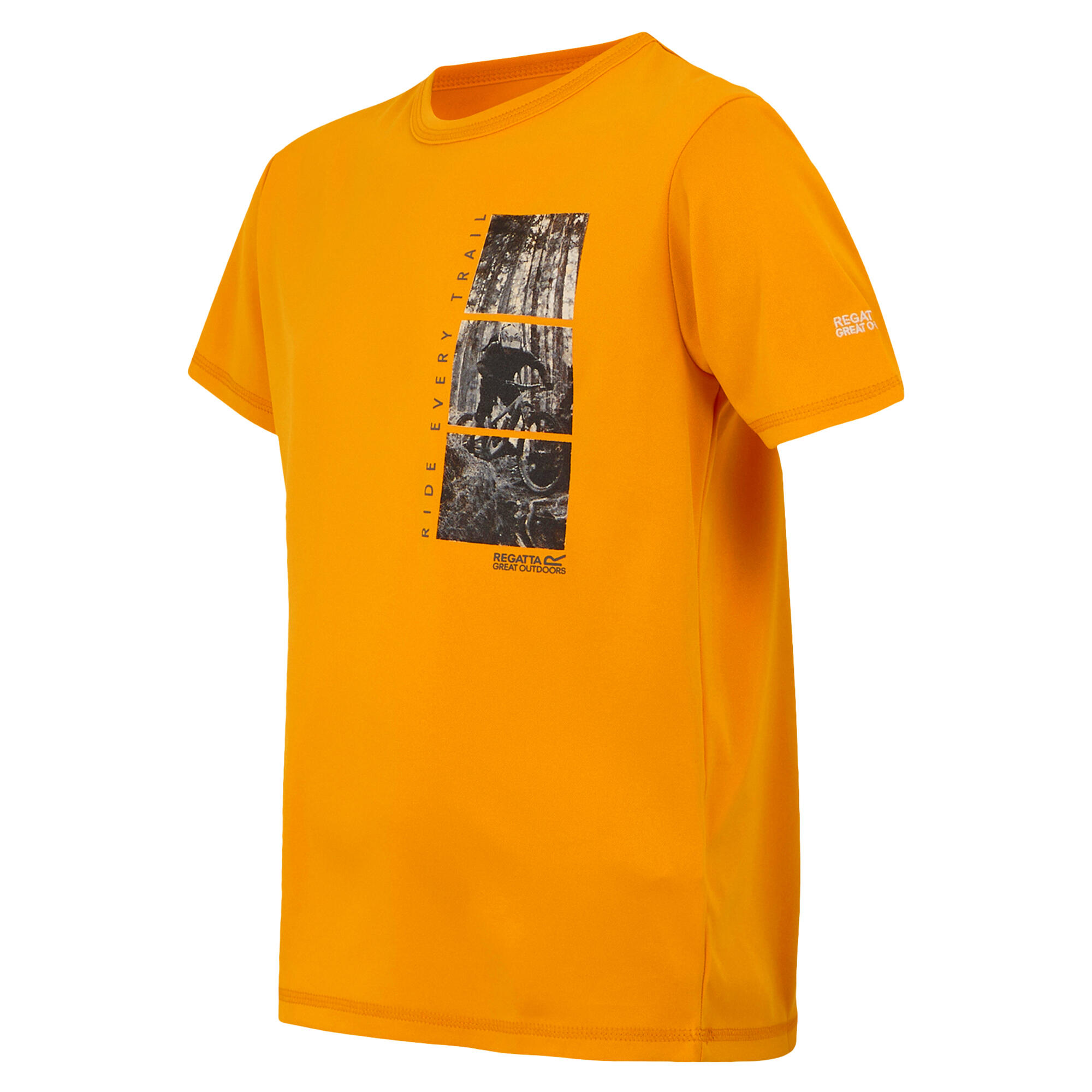T-shirt Dziecięca Jazda Rowerem Alvarado IX 3/5