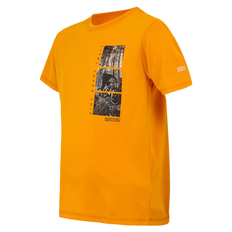 Tricou Drumeții În Natură Regatta Alvarado IX Ciclism Copii