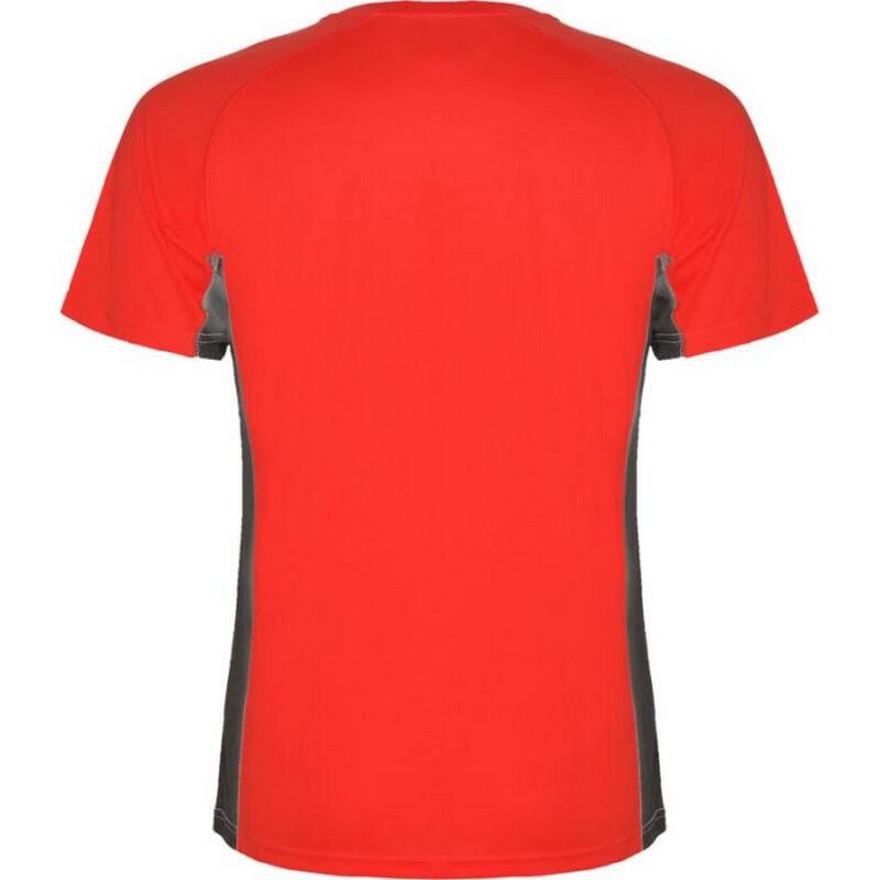 Tshirt SHANGHAI Enfant (Rouge / Anthracite) 2/4