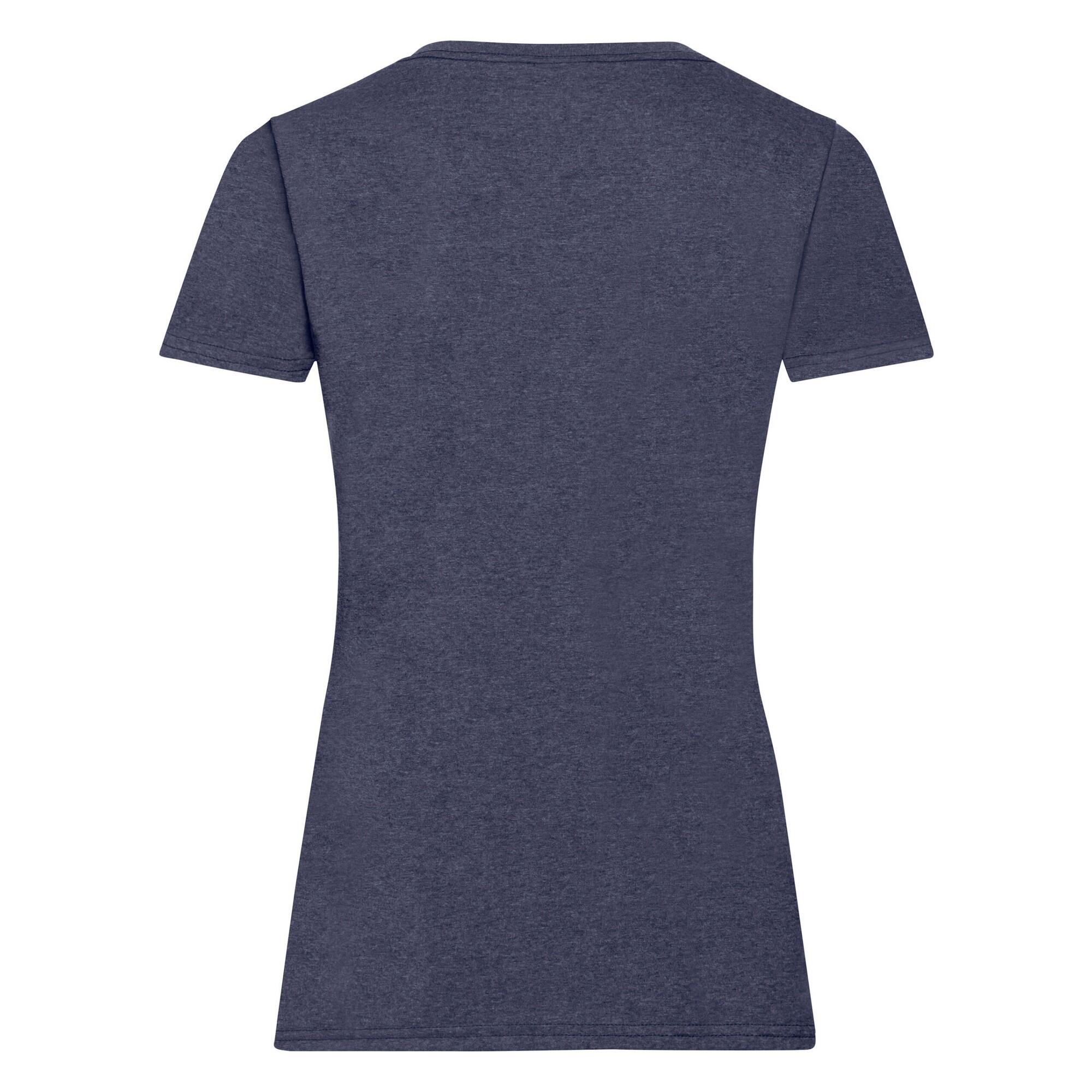 Tshirt VALUEWEIGHT Femme (Bleu Marine Chiné) 2/2