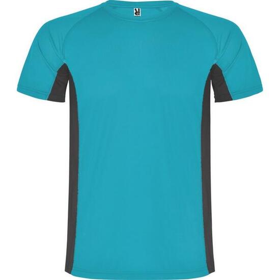 Tshirt SHANGHAI Homme (Turquoise Vif / Anthracite)