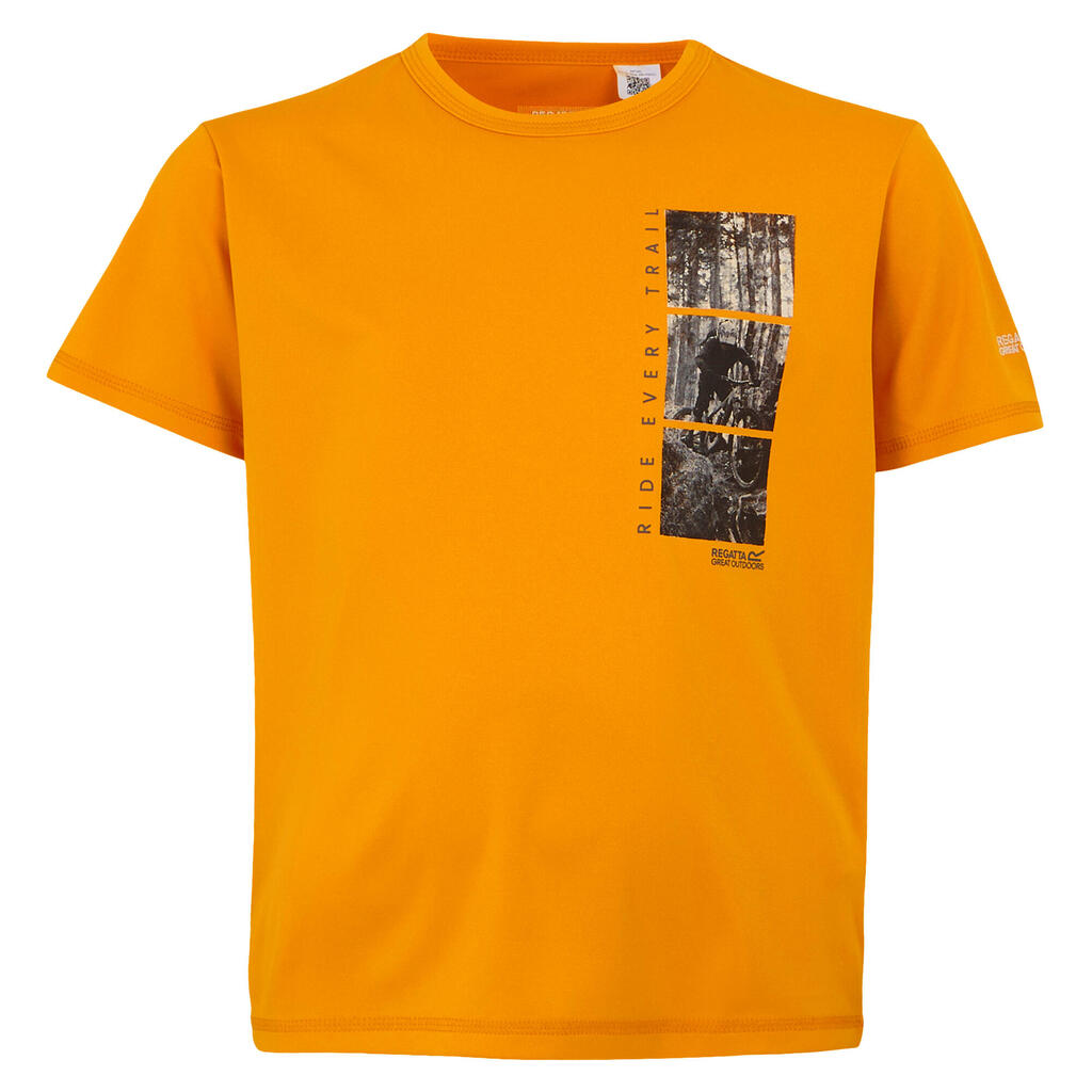 Childrens/Kids Alvarado IX Cycling TShirt (Bright Marigold)