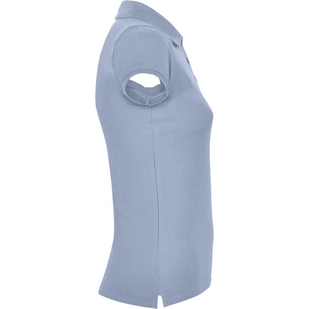 Polo Star para Mujer Azul Zen 3/4