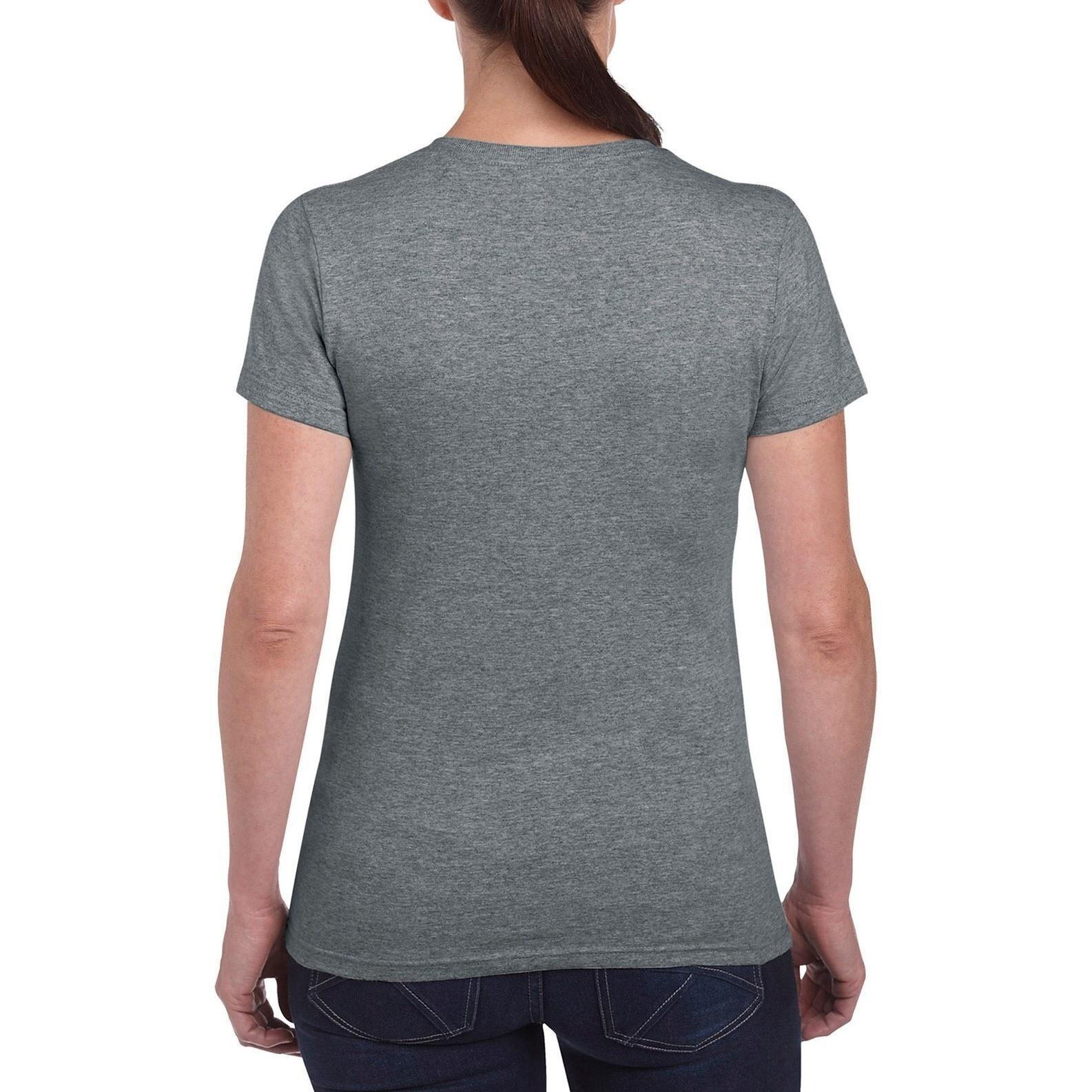 Tshirt À Manches Courtes Coupe Féminine Femme (Graphite) 3/3