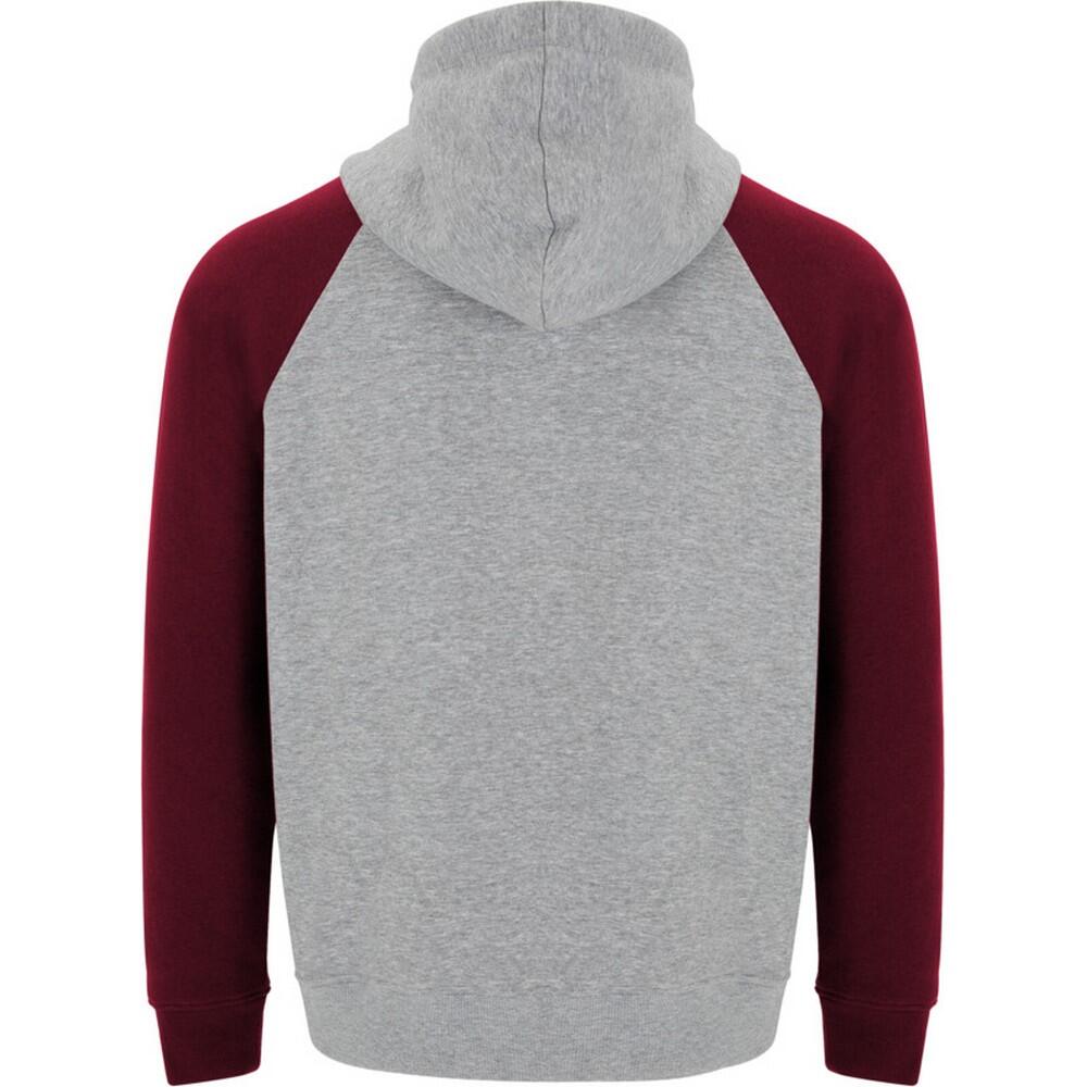 Sweat À Capuche BADET Enfant (Gris Chiné / Pourpre Foncé) 2/4
