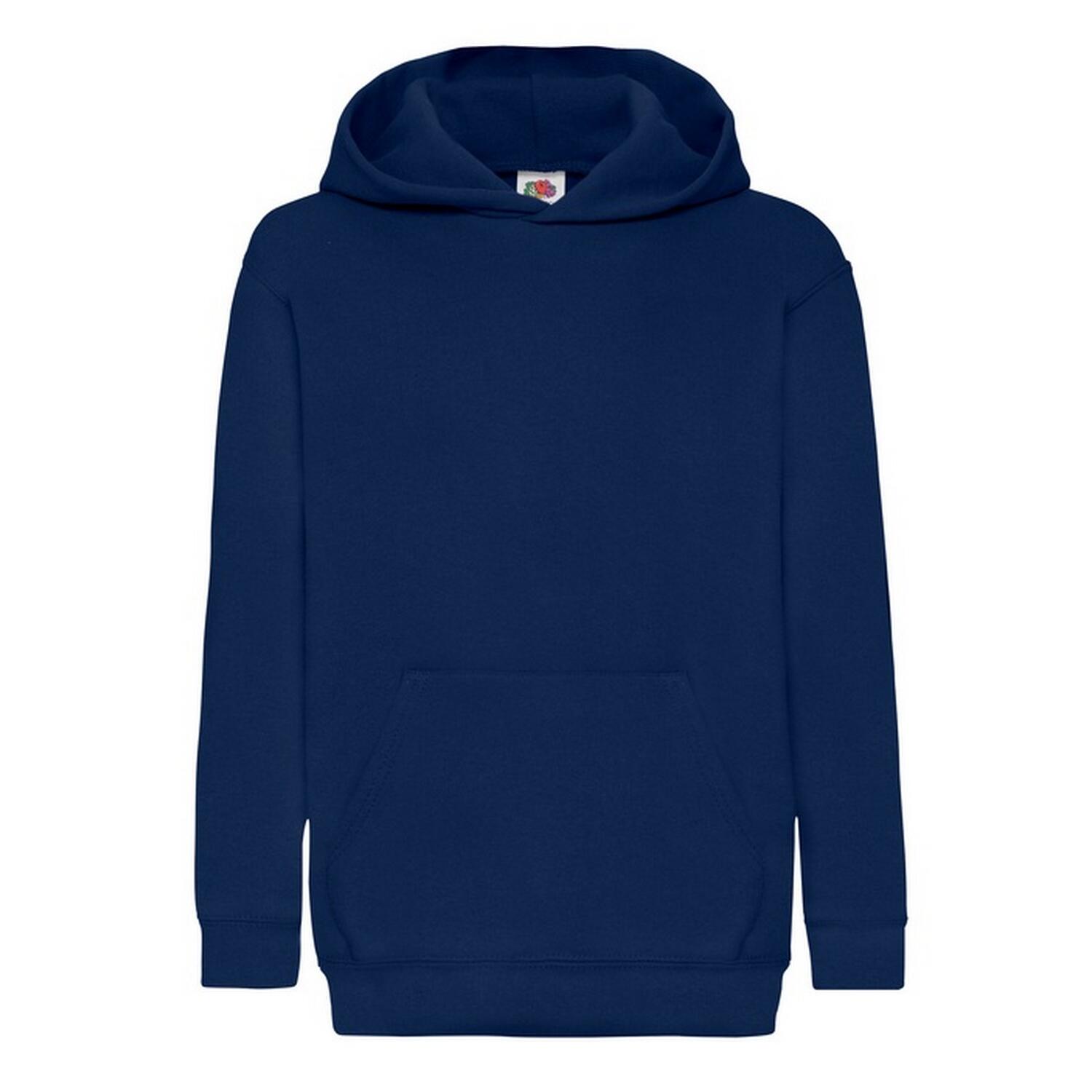 Fruit Of The Loom - Sweat À Capuche Classic Enfant (bleu Marine) - Sweat-shirt - Bleu - 14 À 16 Ans - Decathlon