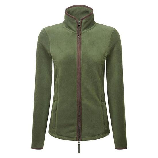 Veste Polaire ARTISAN Femme (Vert Kaki Foncé / Marron)