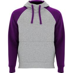 Sweat À Capuche BADET Adulte (Bleu Marine / Gris Chiné)