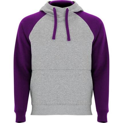 Sweat À Capuche BADET Adulte (Gris Chiné / Noir)