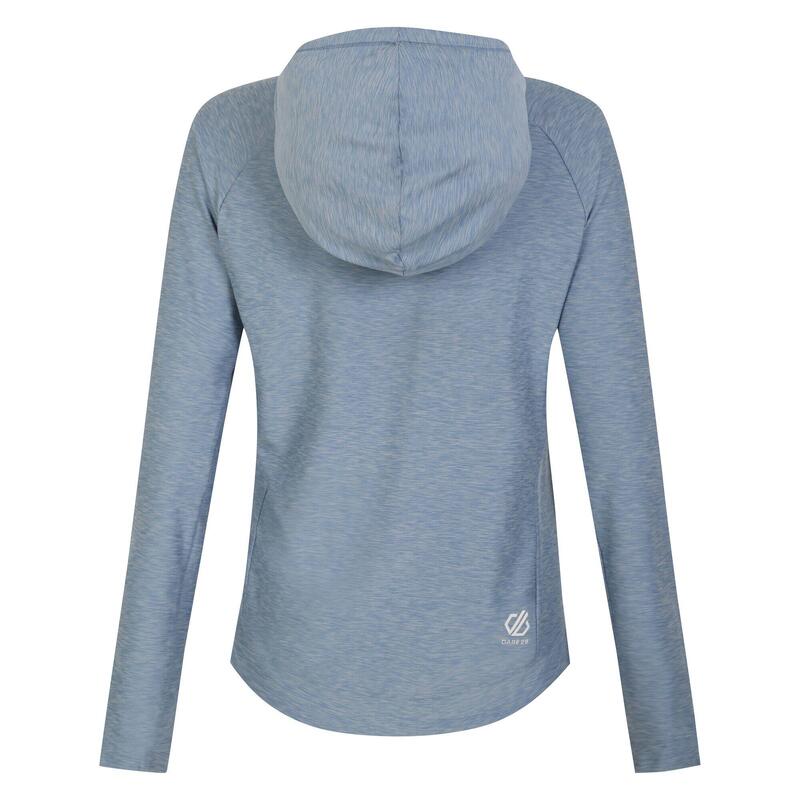 Sweat À Capuche SPRINT CITY Femme (Bleu Délavé Chiné)