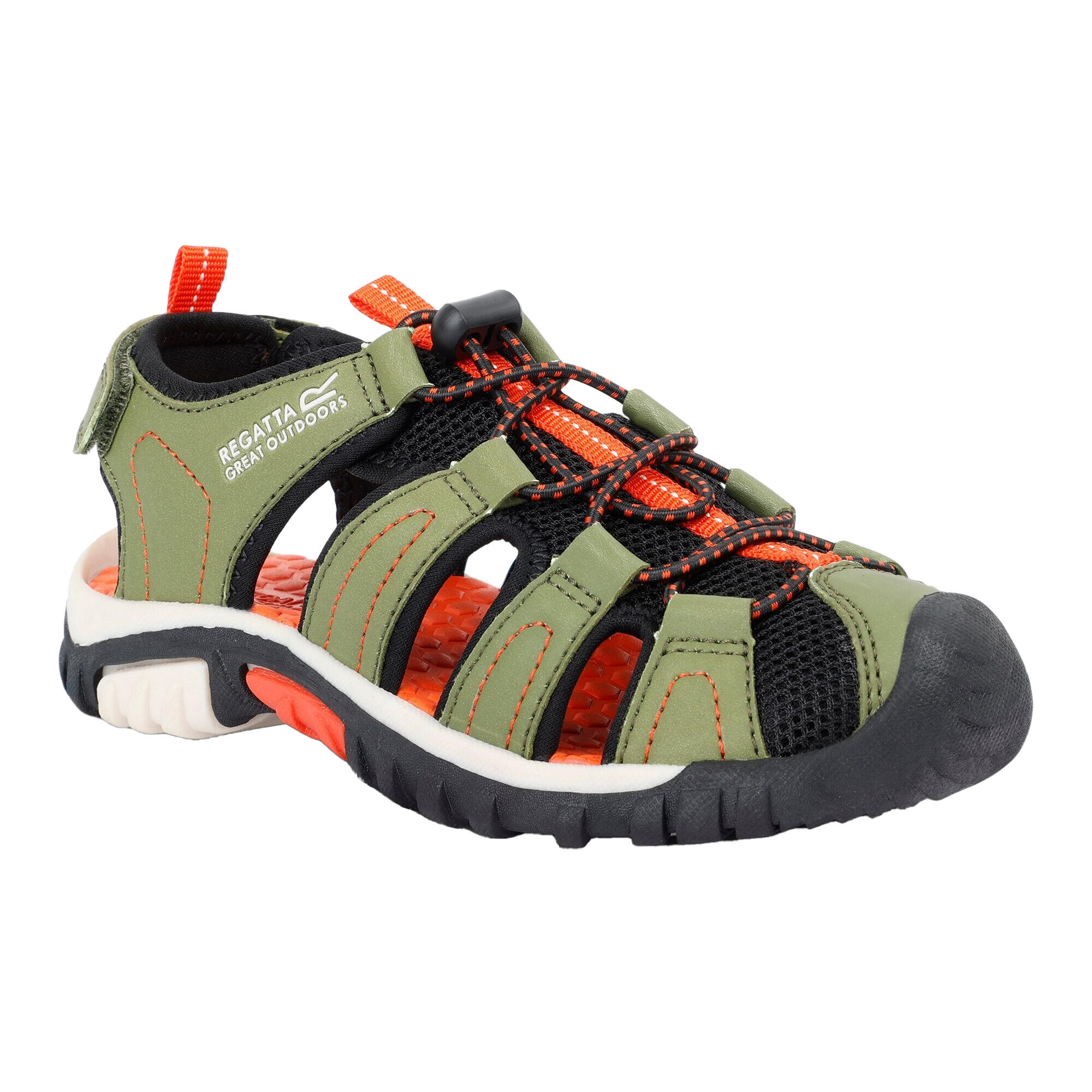 dark olive green / fluo orange ppe