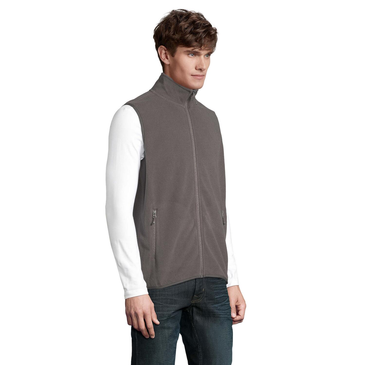 Veste Sans Manches FACTOR Adulte (Gris Charbon Uni) 3/4
