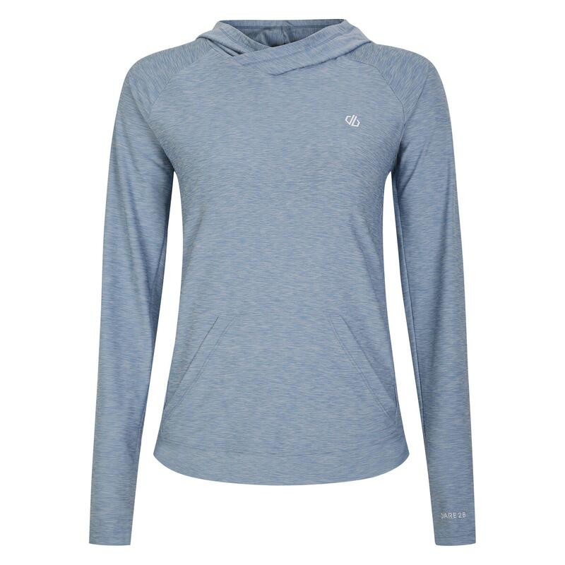 Sweat À Capuche SPRINT CITY Femme (Bleu Délavé Chiné)
