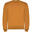 Camisola de gola redonda unissexo Clasica para adultos Amarelo caril
