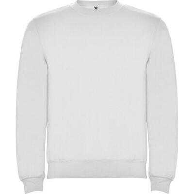 Felpa Girocollo Adulto Unisex Roly Clasica Nero Tinta Unita
