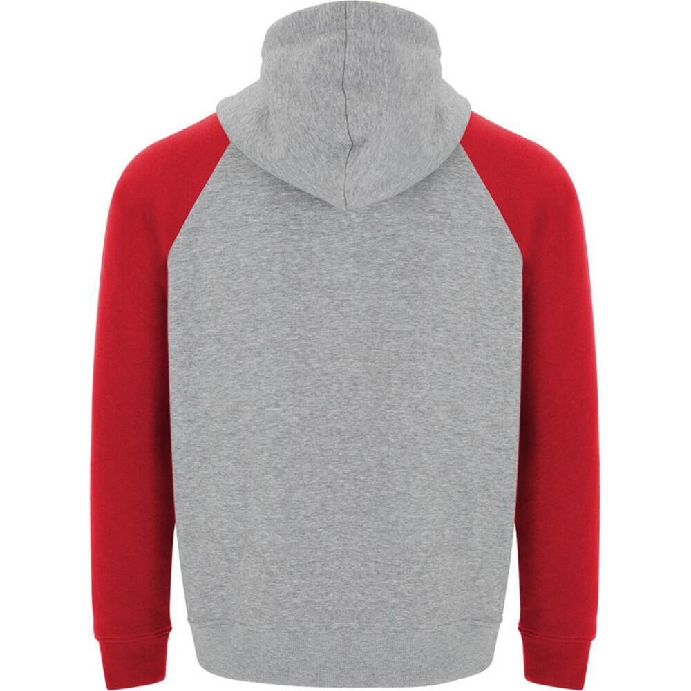 Sweat À Capuche BADET Enfant (Gris Chiné / Rouge) 2/4