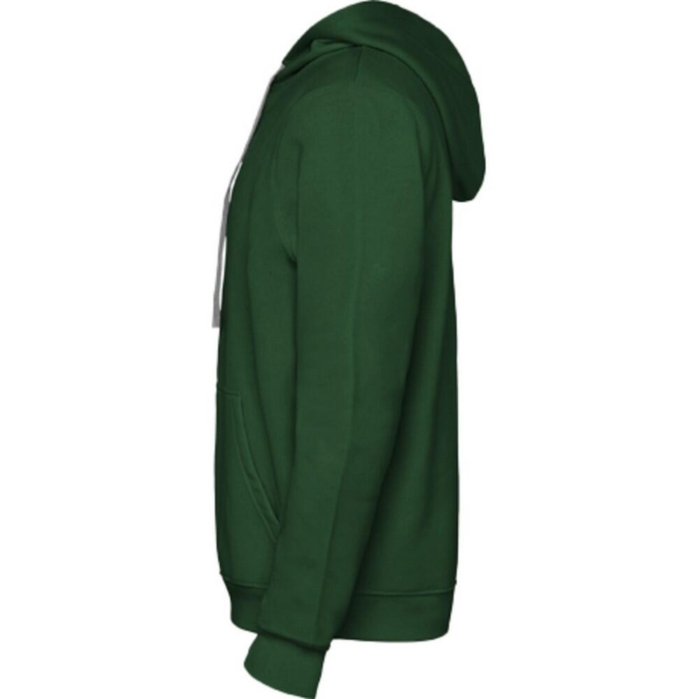 Felpa Con Cappuccio Uomo Roly Urban Verde Bottiglia Grigio Di Marna 3/4