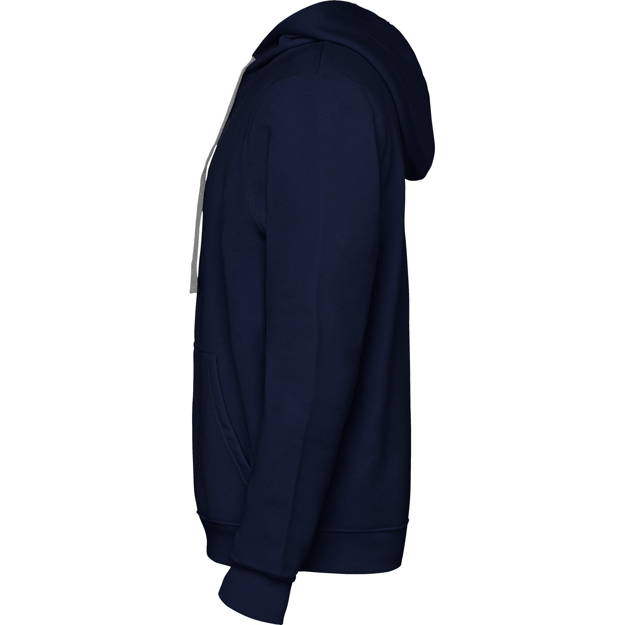 Felpa Con Cappuccio Bambini Roly Urban Blu Navy Grigio Erica 3/4