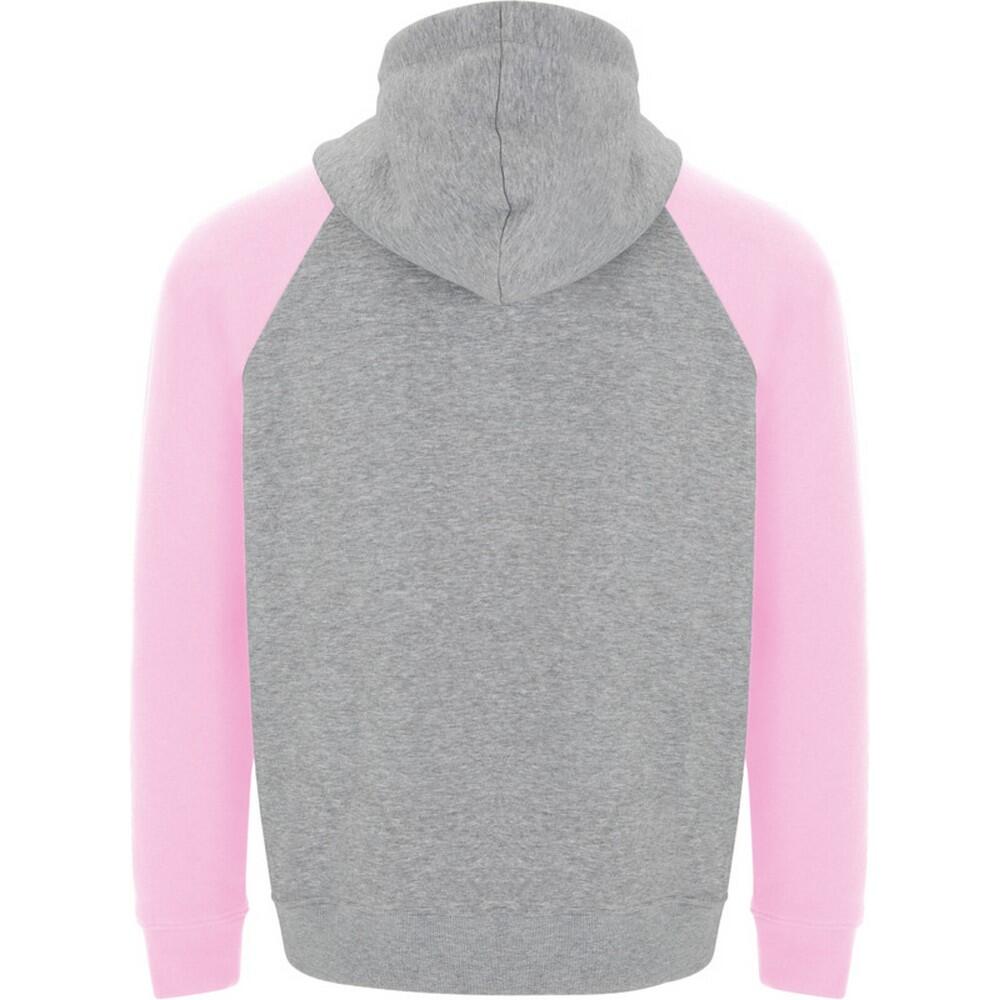 Sudadera Badet Dos Tonos para Niños/Niñas Gris Jaspeado, Rosa Claro 2/4