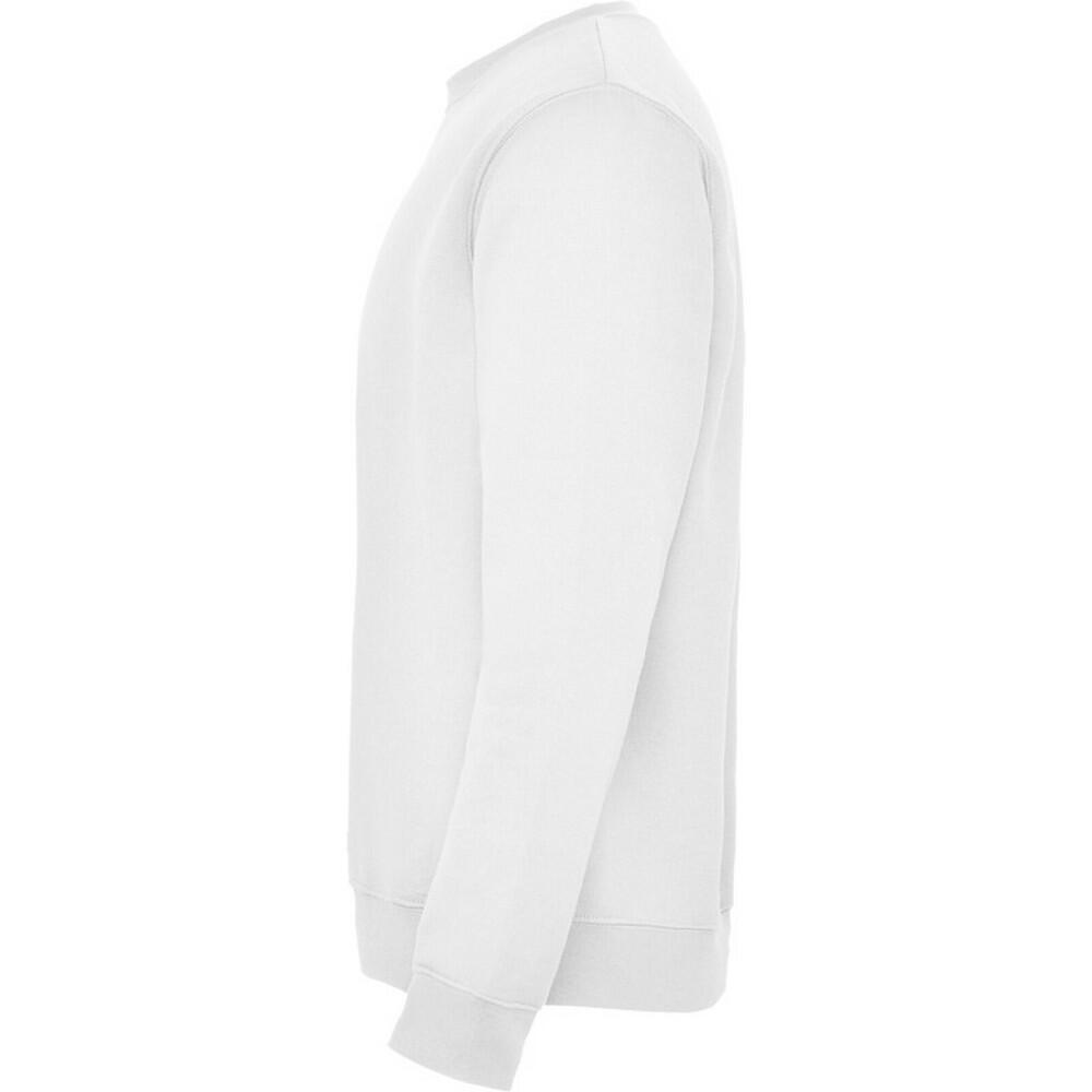 Unisex Clasica Crew Hals Sweatshirt voor volwassenen (Wit) 4/4