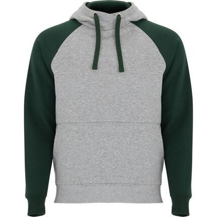 Sweat À Capuche BADET Adulte (Gris Chiné / Noir)