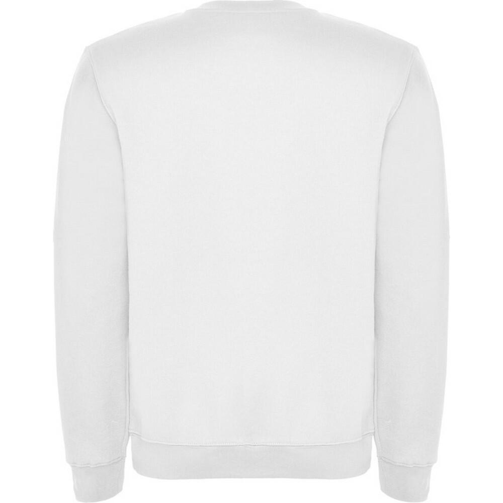 Unisex Clasica Crew Hals Sweatshirt voor volwassenen (Wit) 2/4