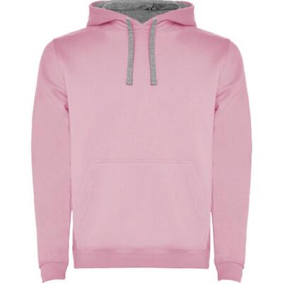 Felpa Con Cappuccio Uomo Roly Urban Verde Kelly Bianco