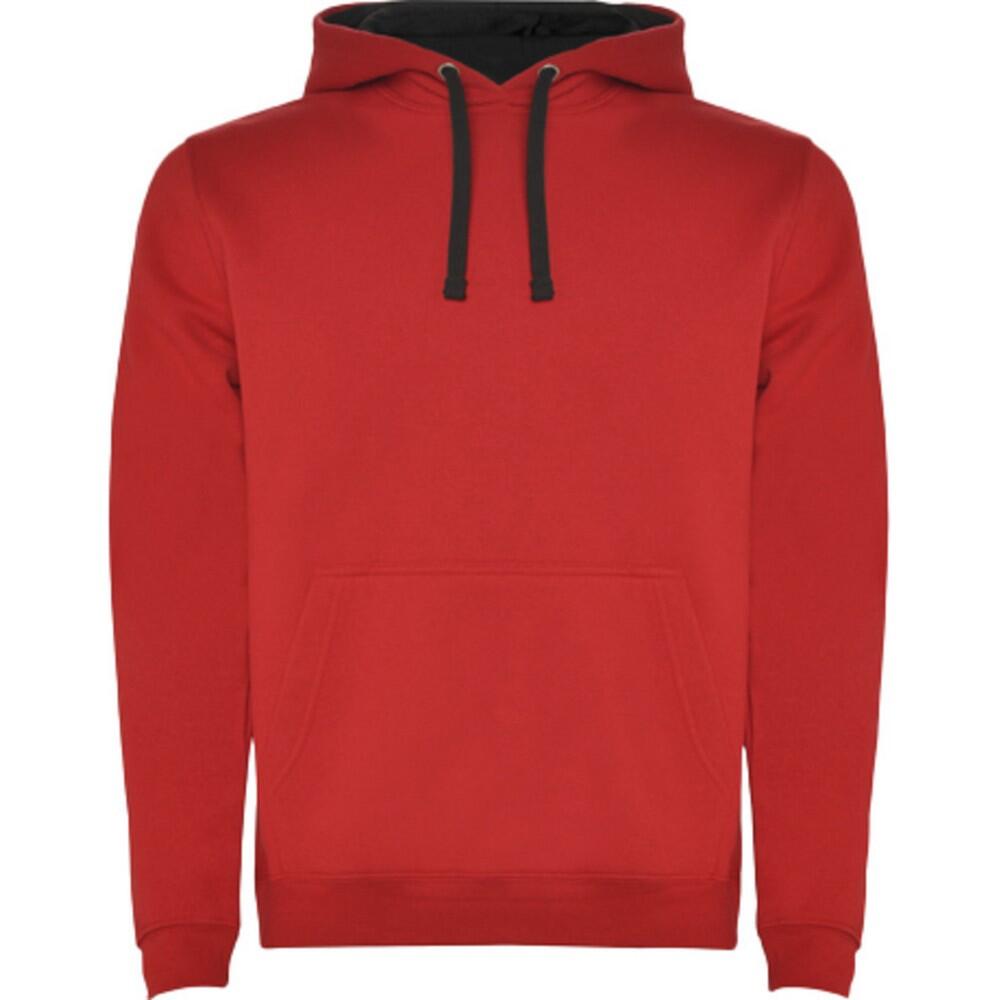 Roly - Sweat À Capuche Urban Homme (rouge / Noir Uni) - Sweat-shirt - Marron|rouge|vert - 52 2xl - Decathlon