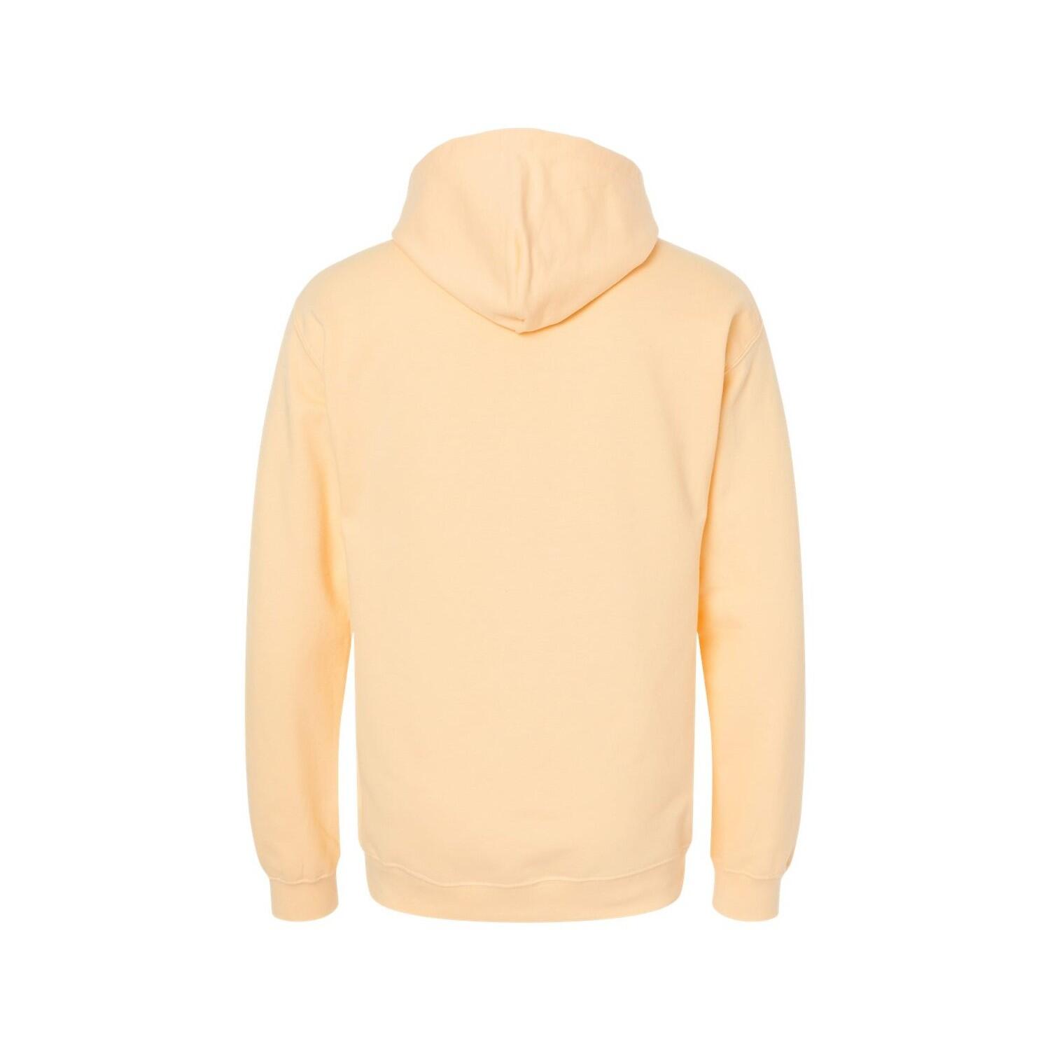 Sweat À Capuche SOFTSTYLE Adulte (Jaune Pâle) 2/2