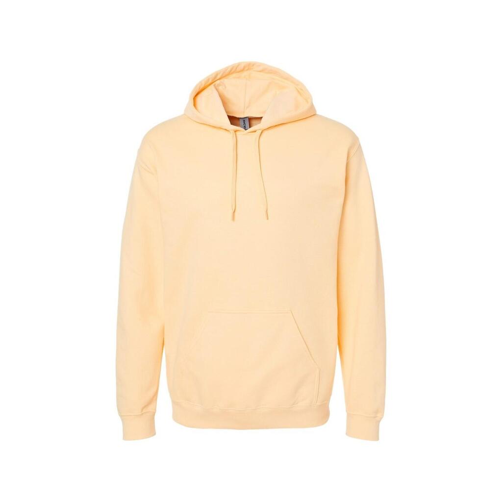 Unisex Adult Softstyle Fleece Midweight Hoodie (Yellow Haze)