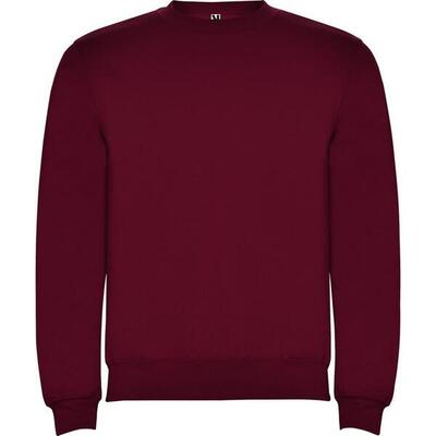 Felpa Girocollo Adulto Unisex Roly Clasica Nero Tinta Unita